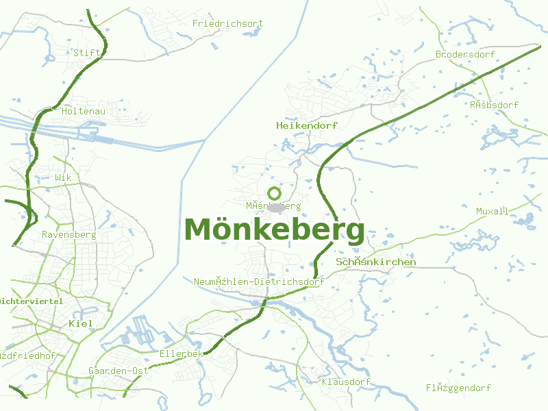 Karte von Mönkeberg