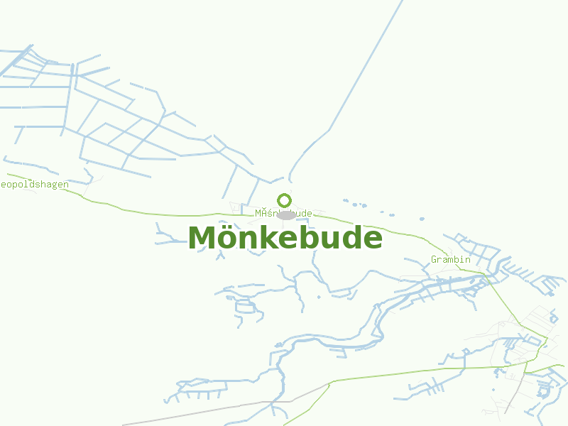 Karte von Mönkebude