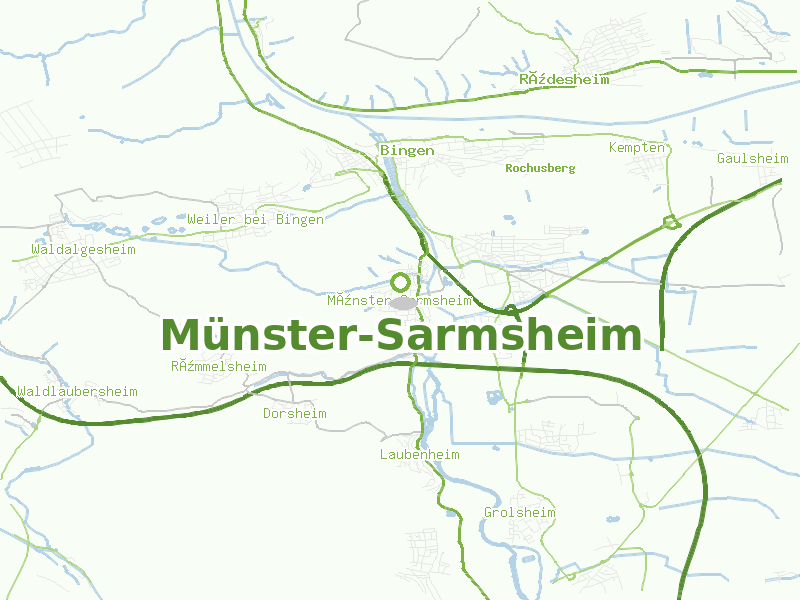 Karte von Münster-Sarmsheim