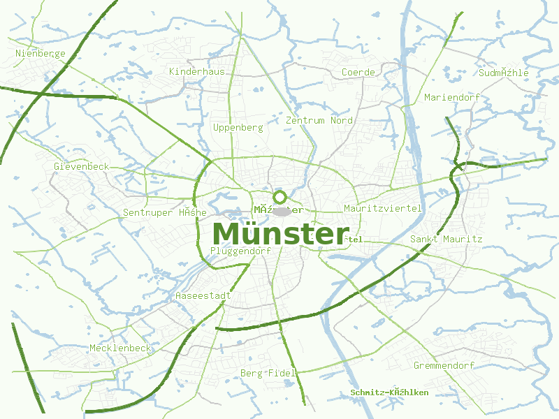 Karte von Münster