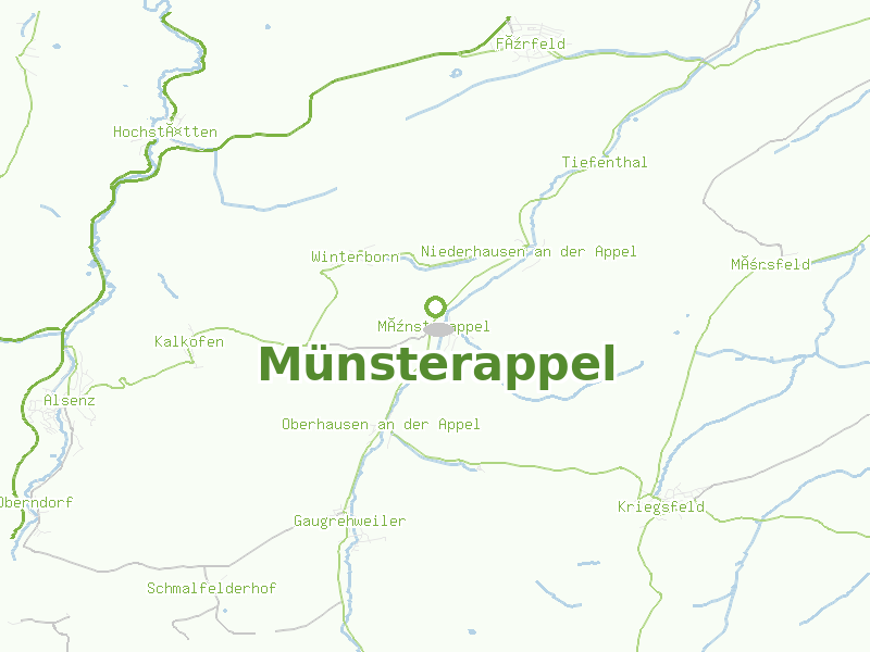 Karte von Münsterappel