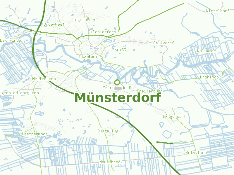 Karte von Münsterdorf