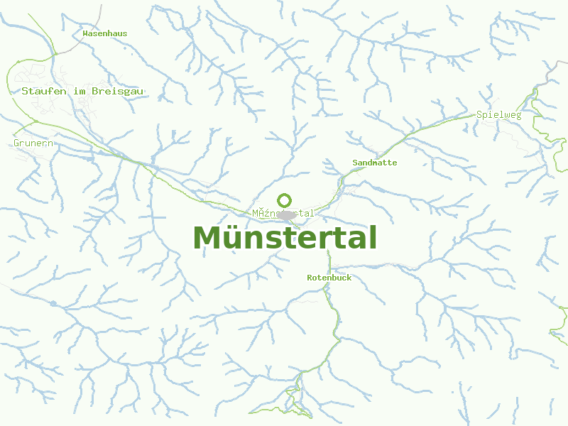 Karte von Münstertal