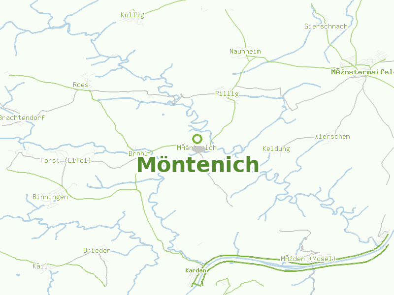 Karte von Möntenich