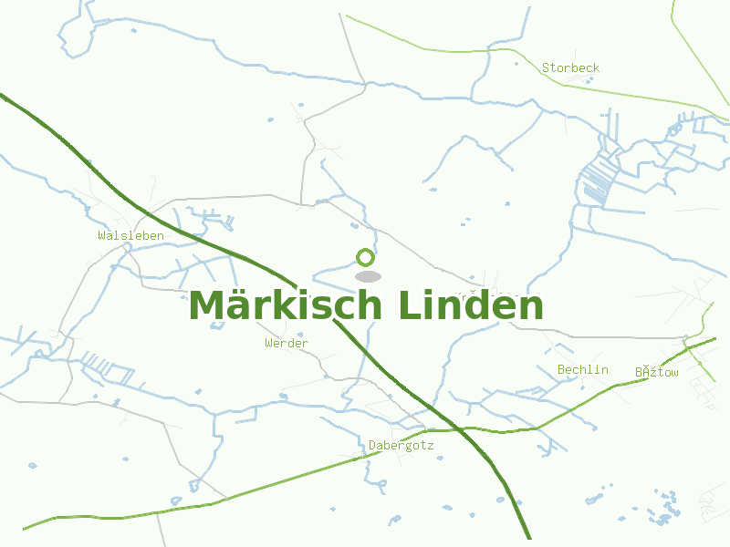 Karte von Märkisch Linden