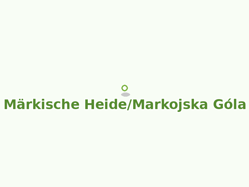 Karte von Märkische Heide/Markojska Góla