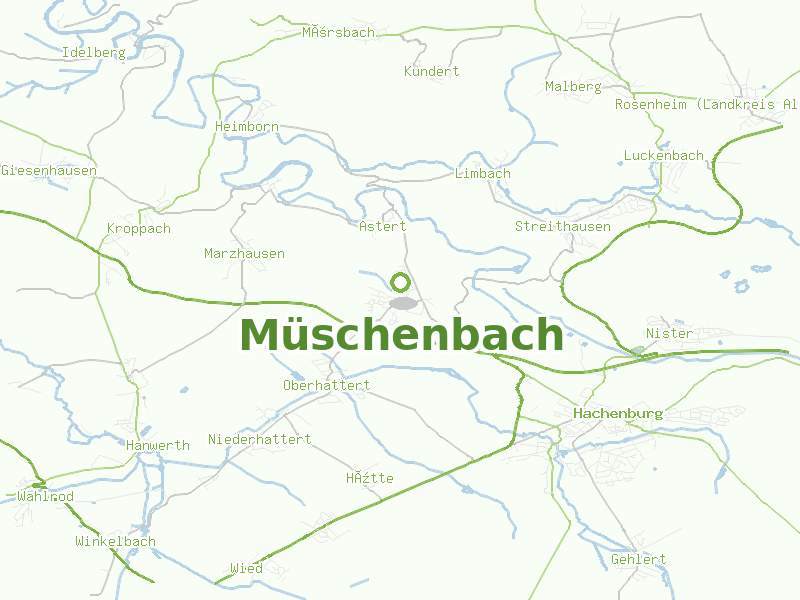 Karte von Müschenbach