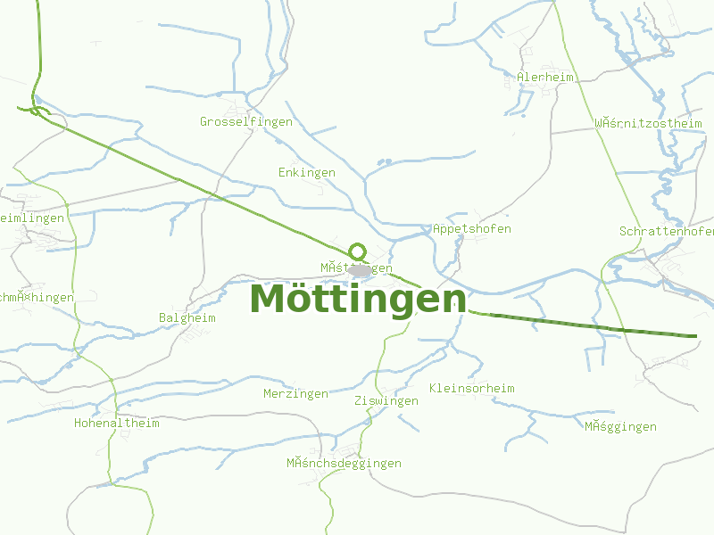 Karte von Möttingen