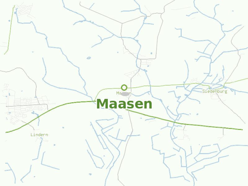 Karte von Maasen