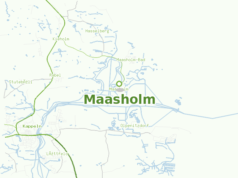 Karte von Maasholm