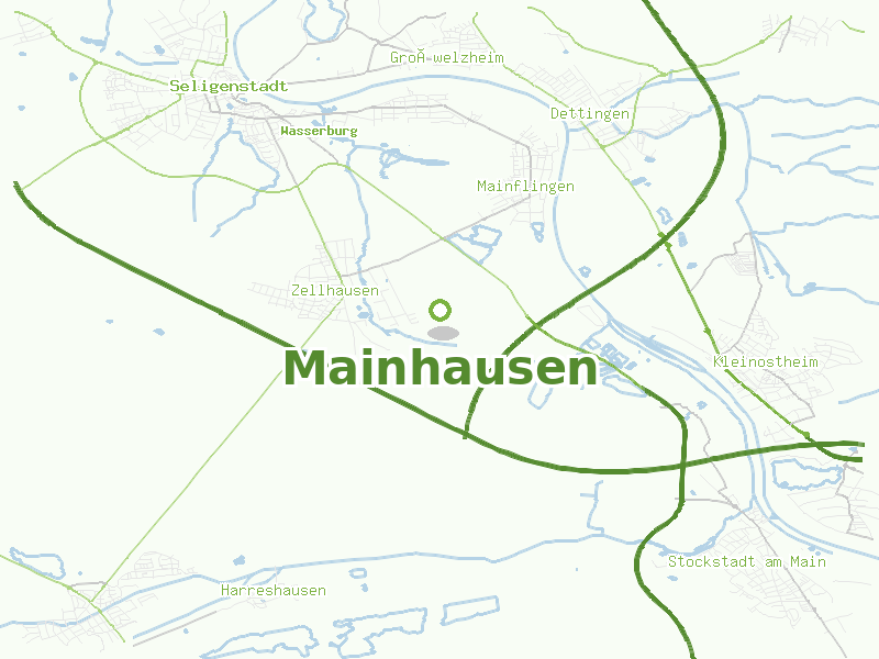 Karte von Mainhausen