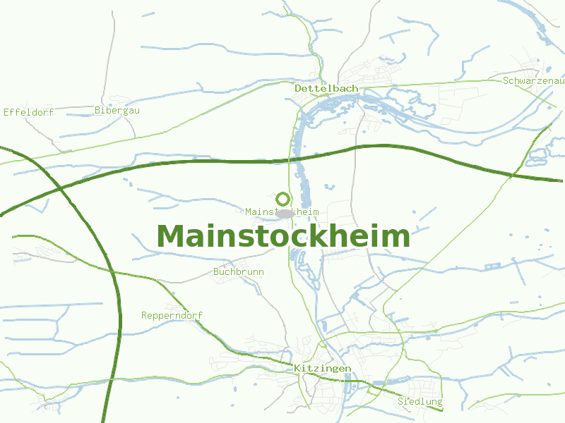 Karte von Mainstockheim