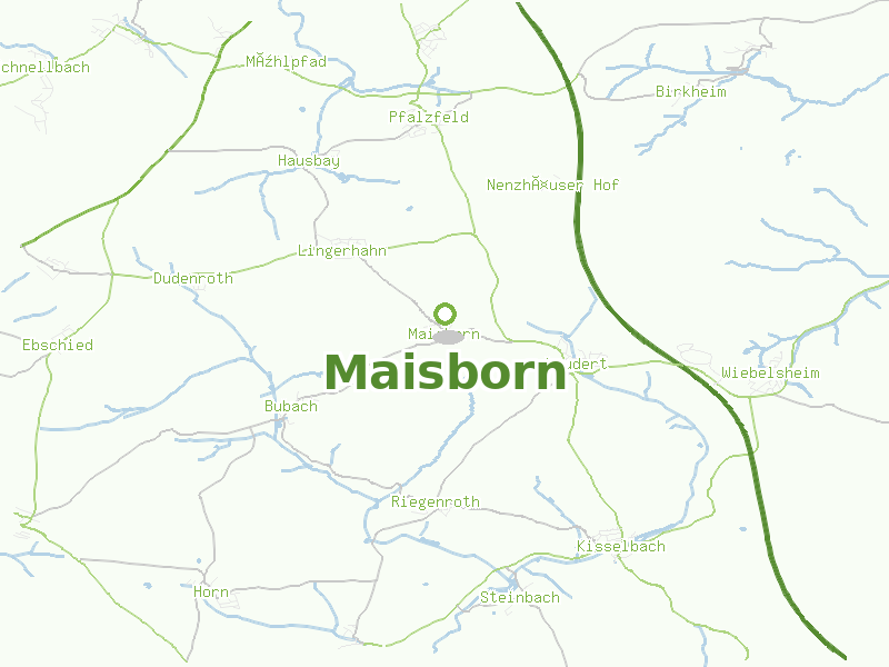 Karte von Maisborn
