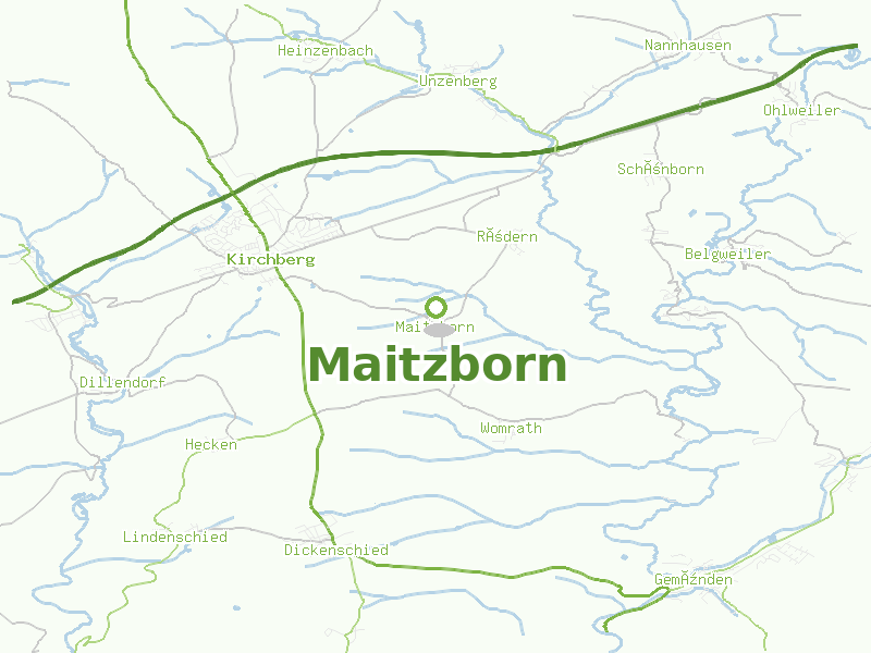 Karte von Maitzborn