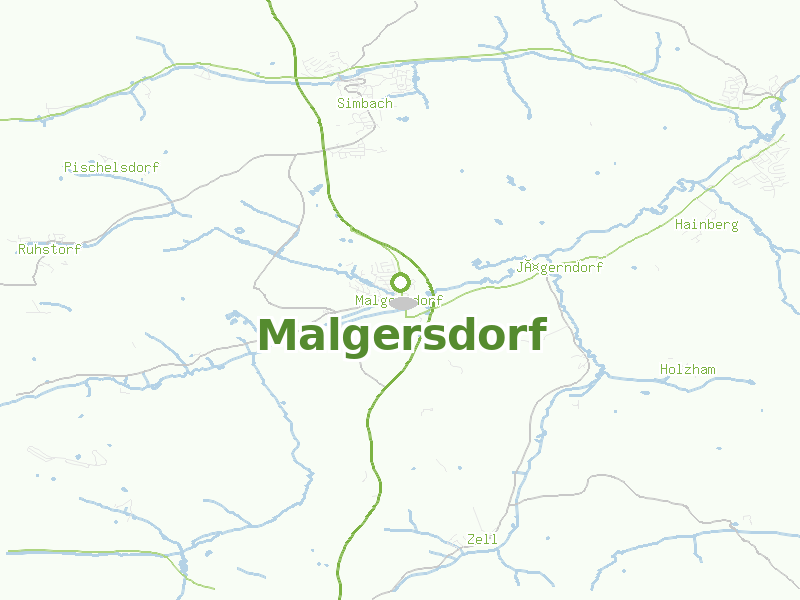 Karte von Malgersdorf