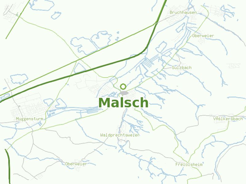 Karte von Malsch