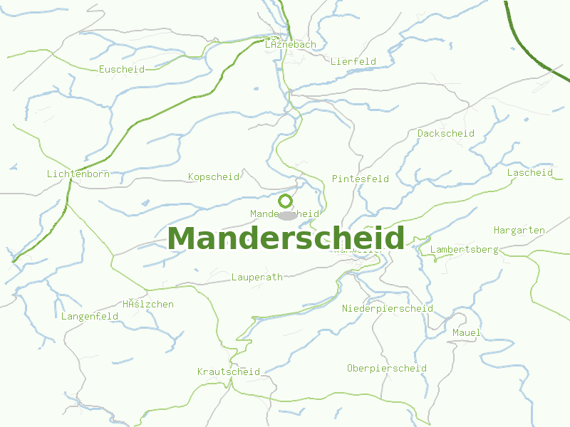 Karte von Manderscheid