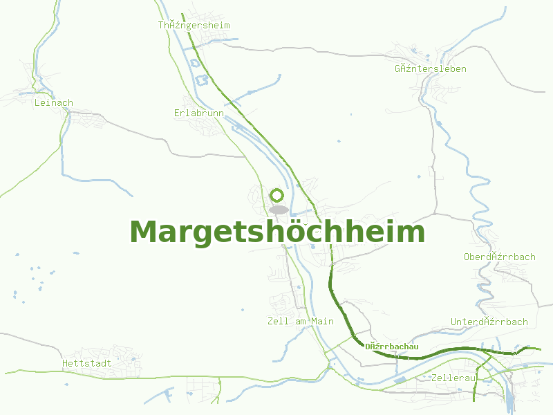 Karte von Margetshöchheim
