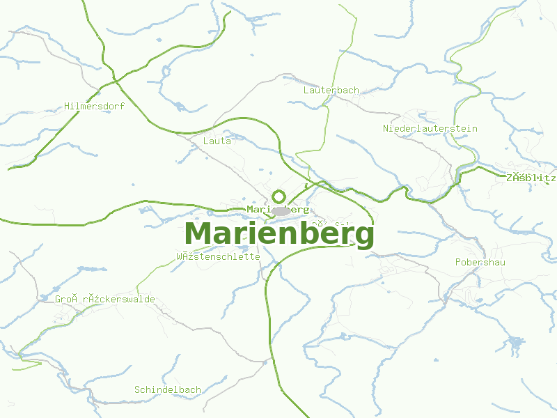 Karte von Marienberg