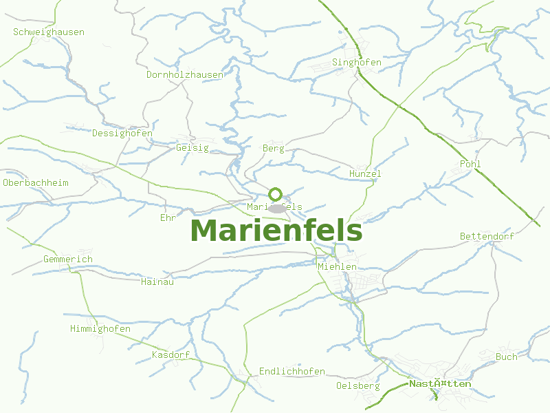 Karte von Marienfels