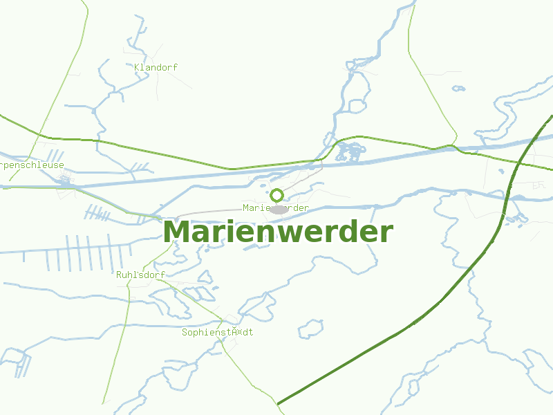 Karte von Marienwerder