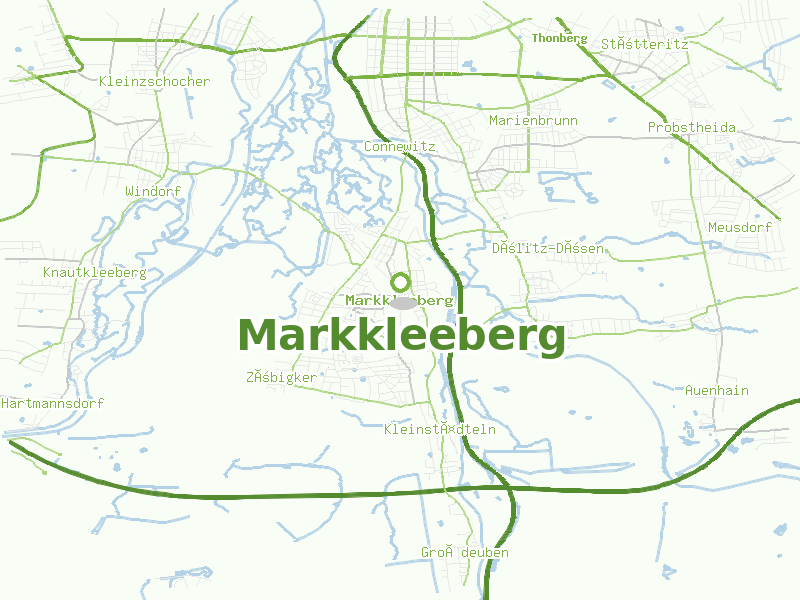 Karte von Markkleeberg