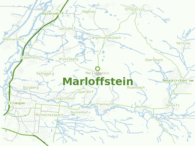 Karte von Marloffstein