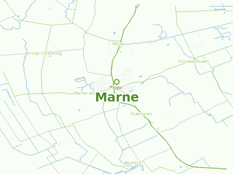 Karte von Marne