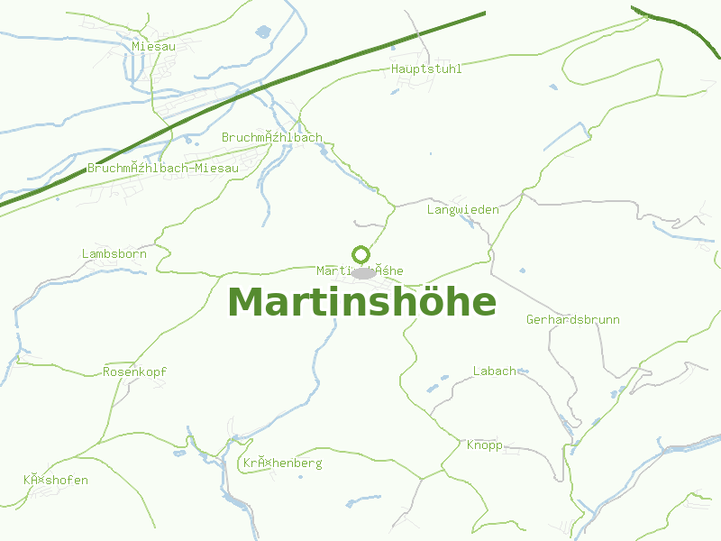 Karte von Martinshöhe