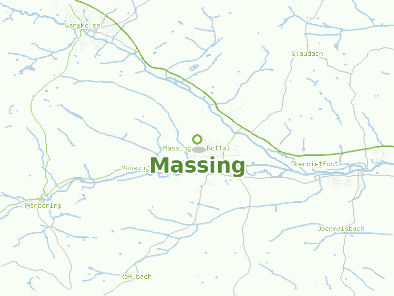Karte von Massing