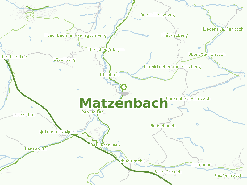 Karte von Matzenbach