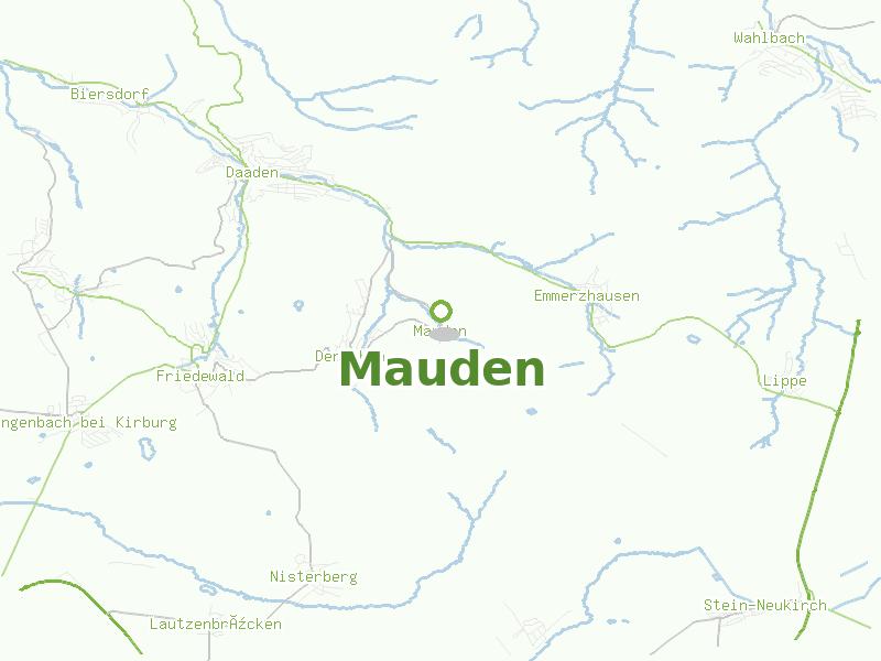 Karte von Mauden