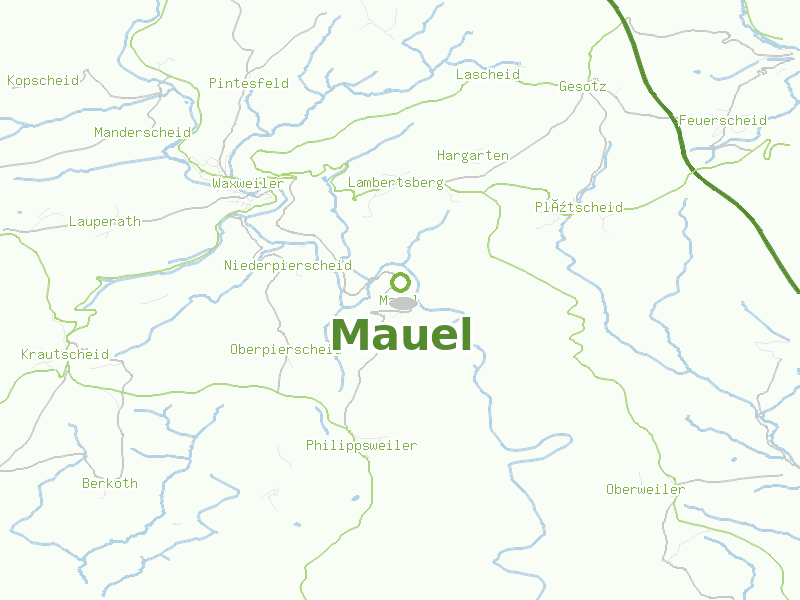 Karte von Mauel