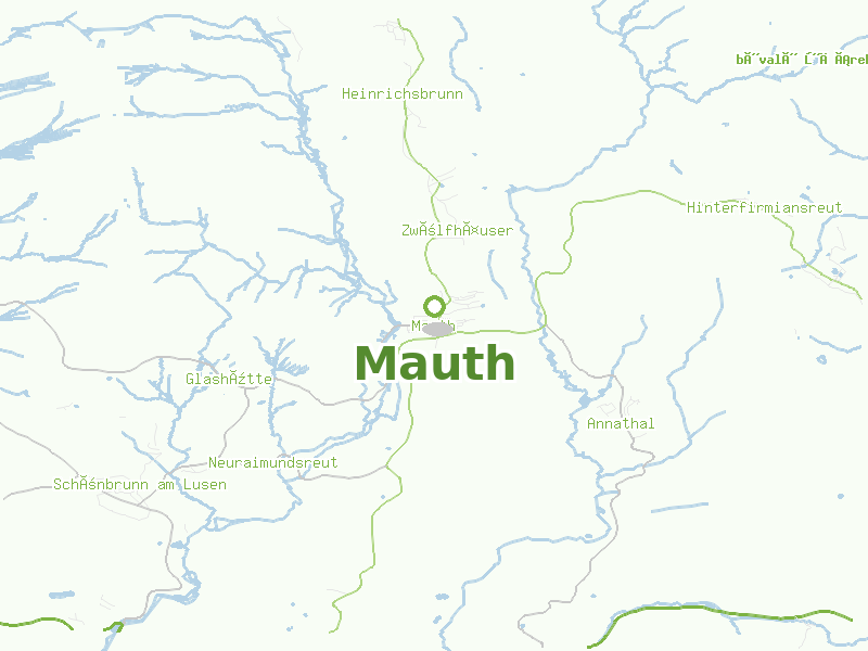 Karte von Mauth