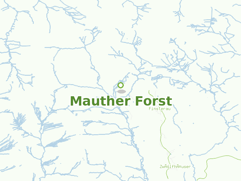 Karte von Mauther Forst