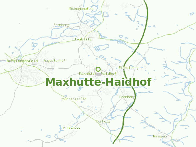Karte von Maxhutte-Haidhof