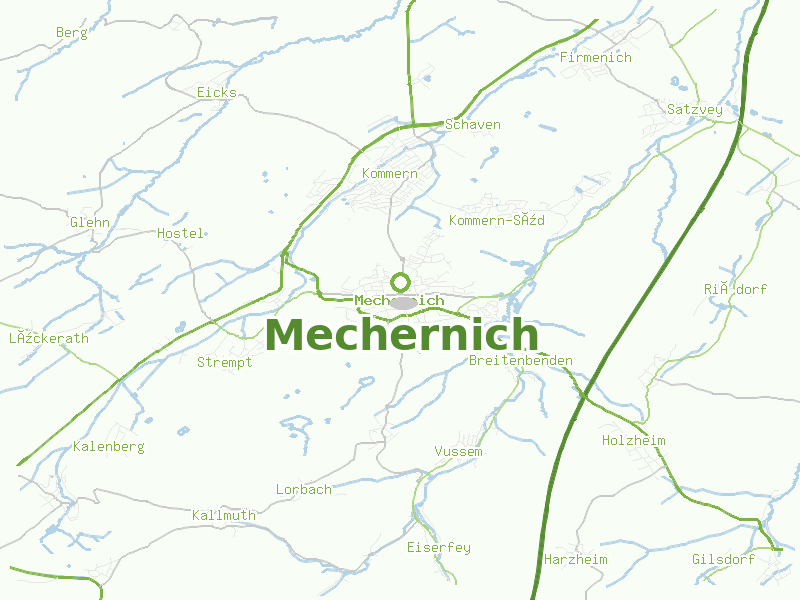 Karte von Mechernich