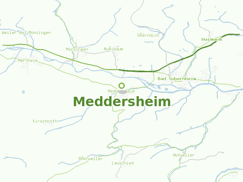 Karte von Meddersheim