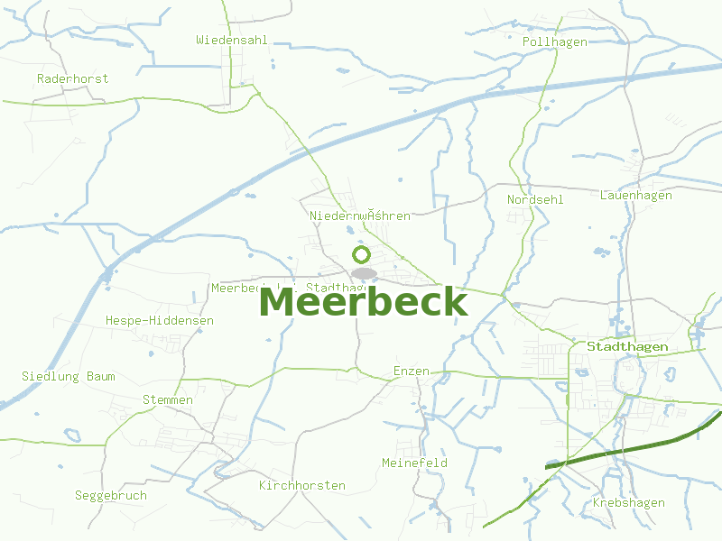 Karte von Meerbeck