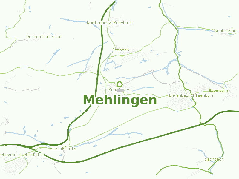 Karte von Mehlingen
