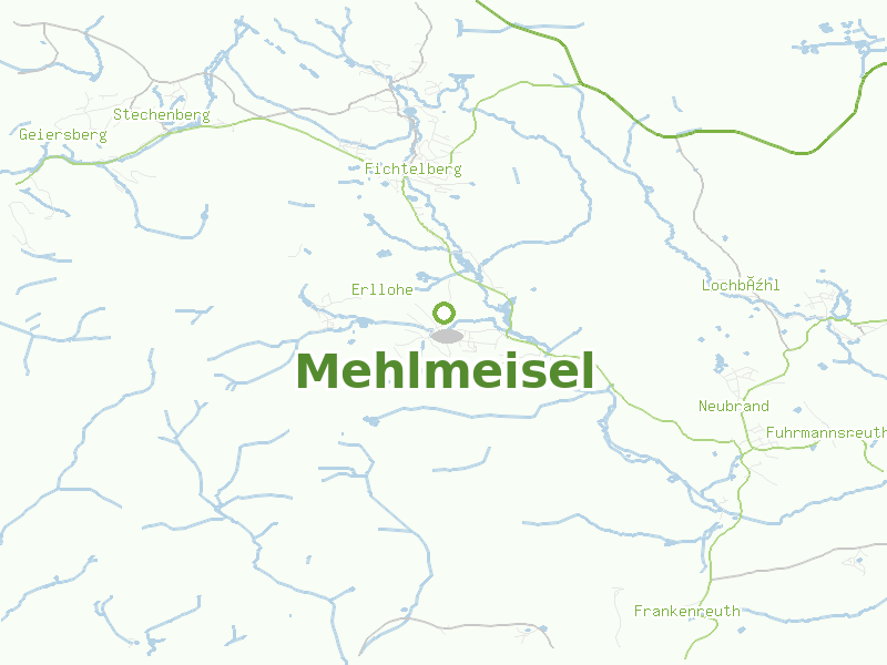 Karte von Mehlmeisel