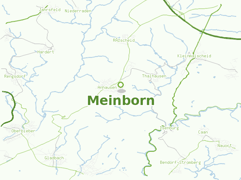 Karte von Meinborn