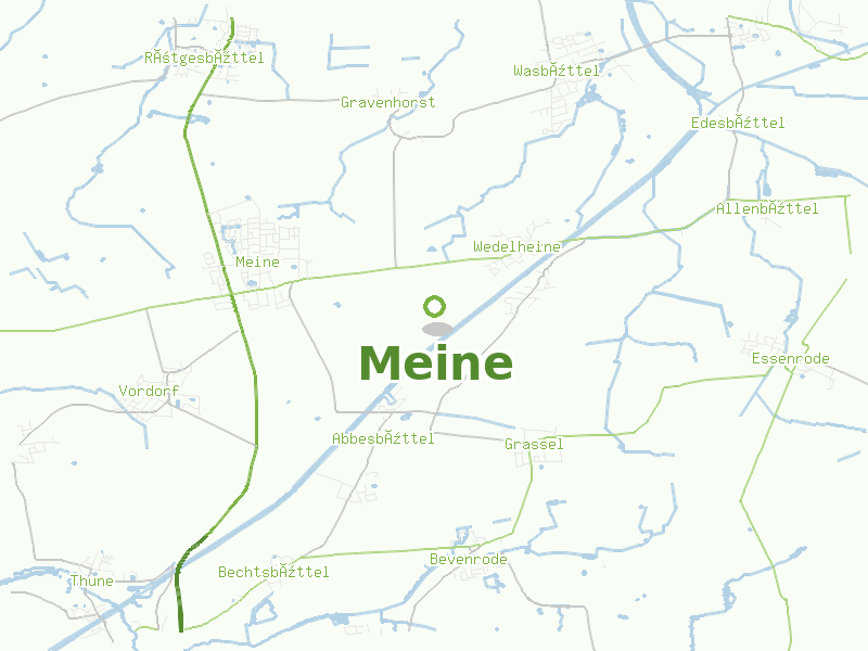Karte von Meine
