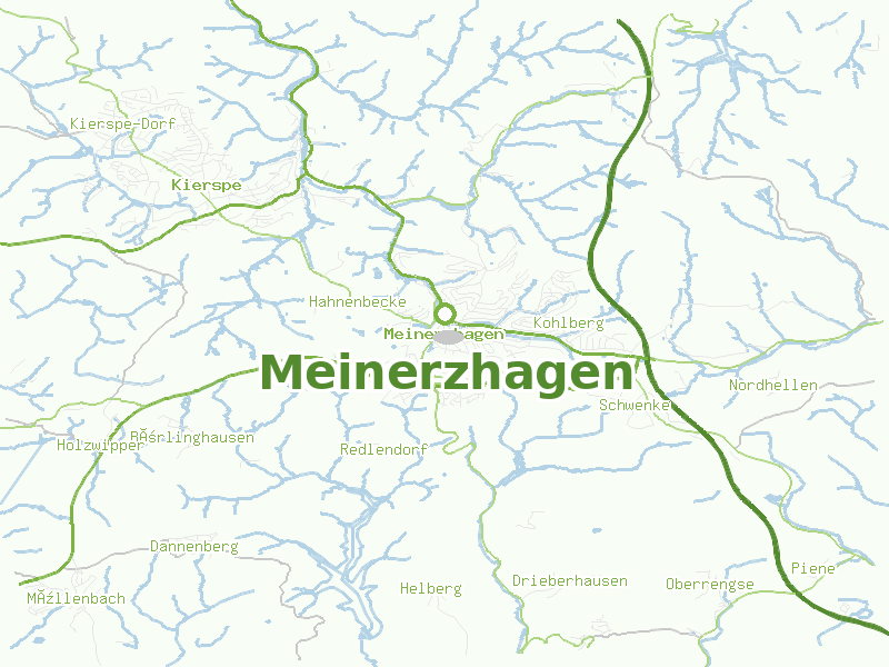 Karte von Meinerzhagen