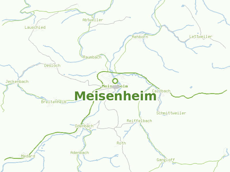 Karte von Meisenheim