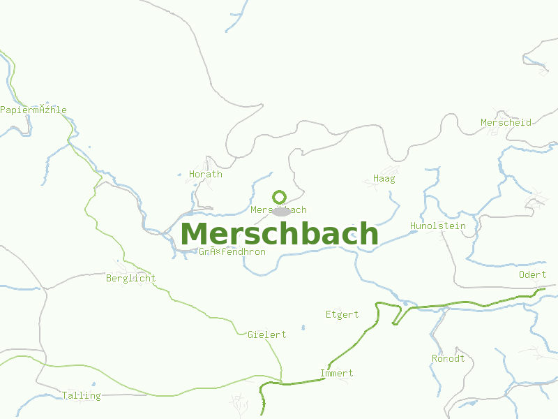 Karte von Merschbach