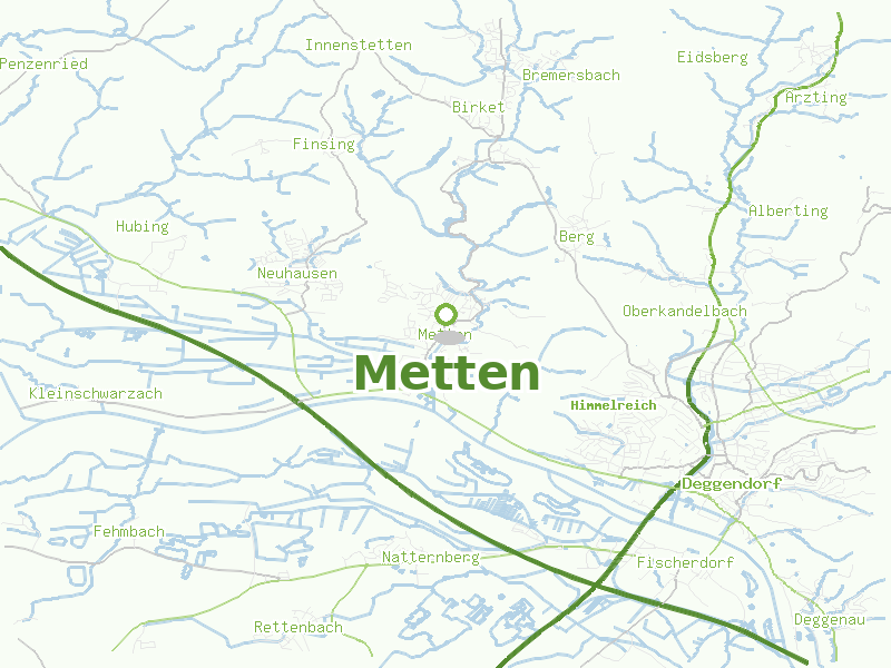 Karte von Metten