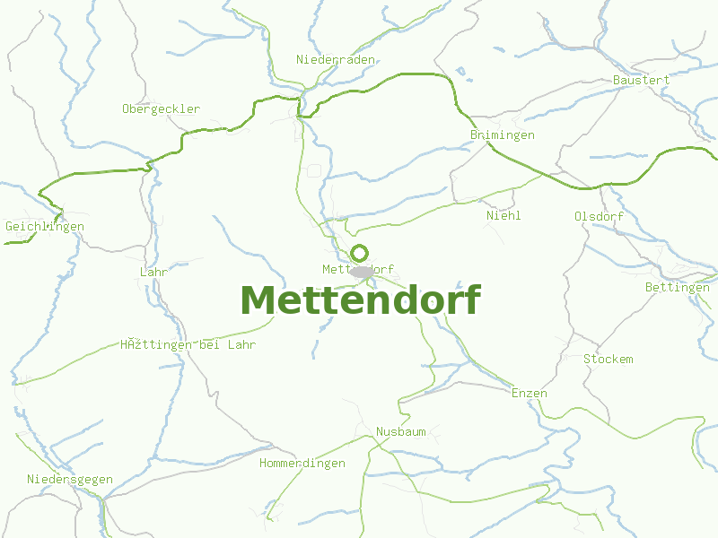 Karte von Mettendorf