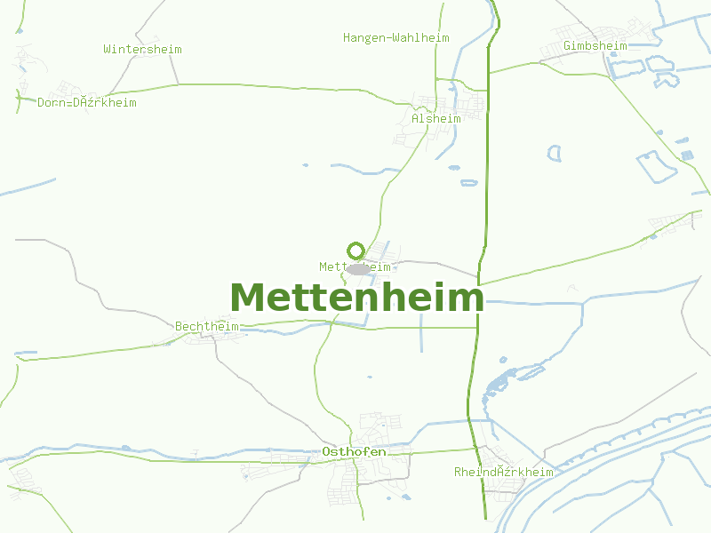 Karte von Mettenheim