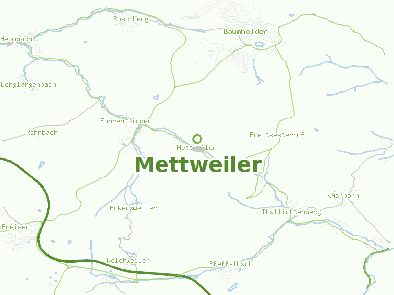 Karte von Mettweiler